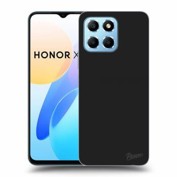 Picasee husă neagră din silicon pentru Honor X8 5G - Clear