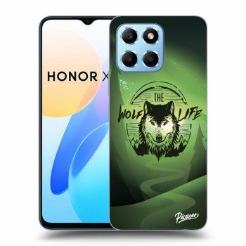 Picasee husă transparentă din silicon pentru Honor X8 5G - Wolf life