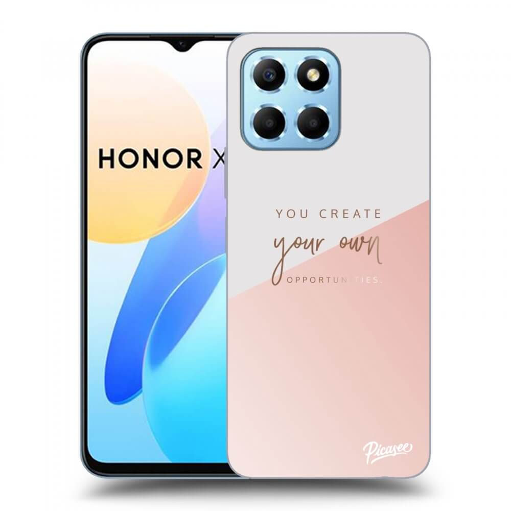 Picasee husă transparentă din silicon pentru Honor X8 5G - You create your own opportunities