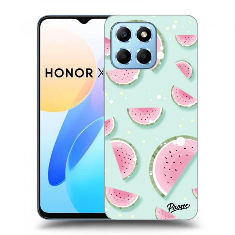 Picasee husă transparentă din silicon pentru Honor X8 5G - Watermelon 2