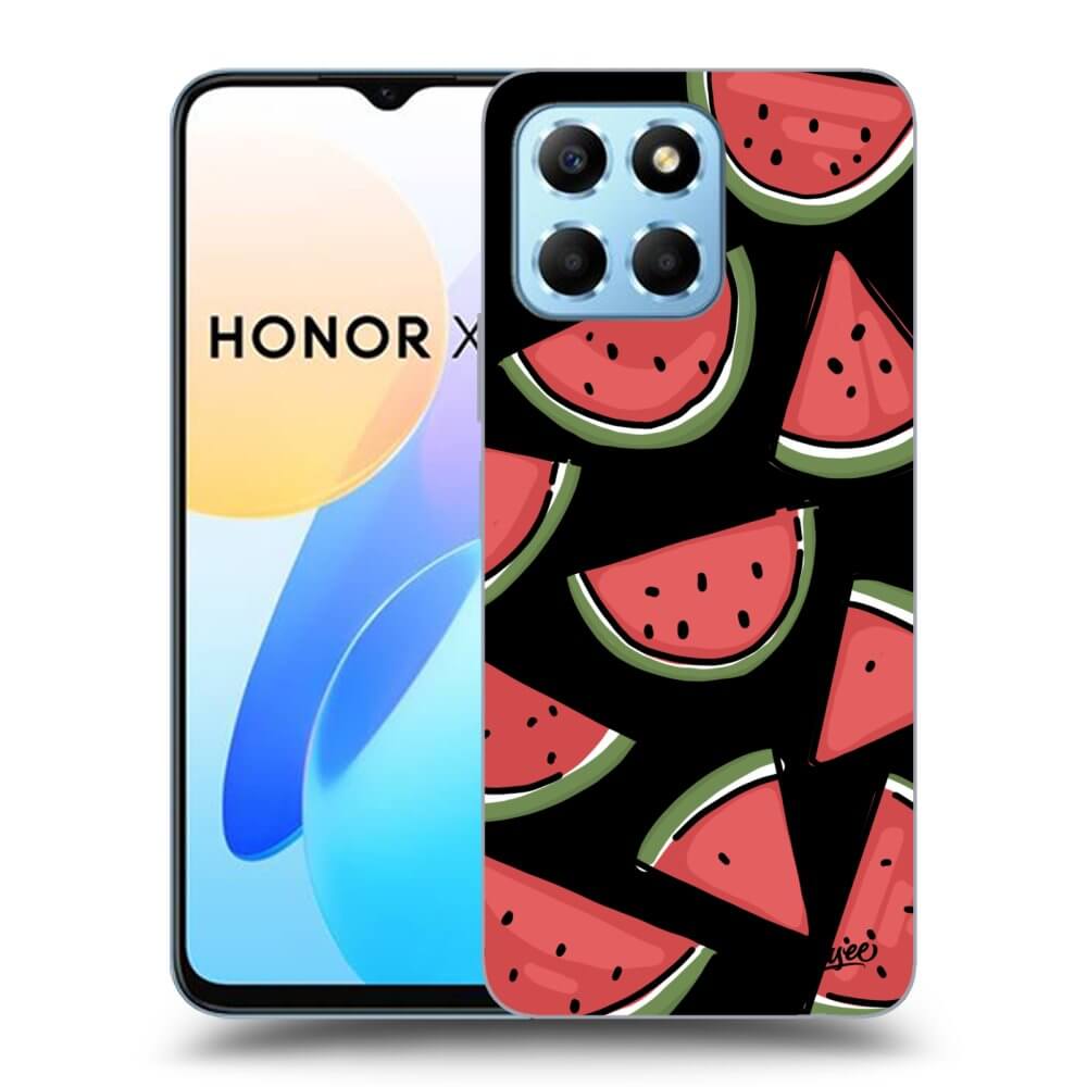 Picasee husă neagră din silicon pentru Honor X6 - Melone