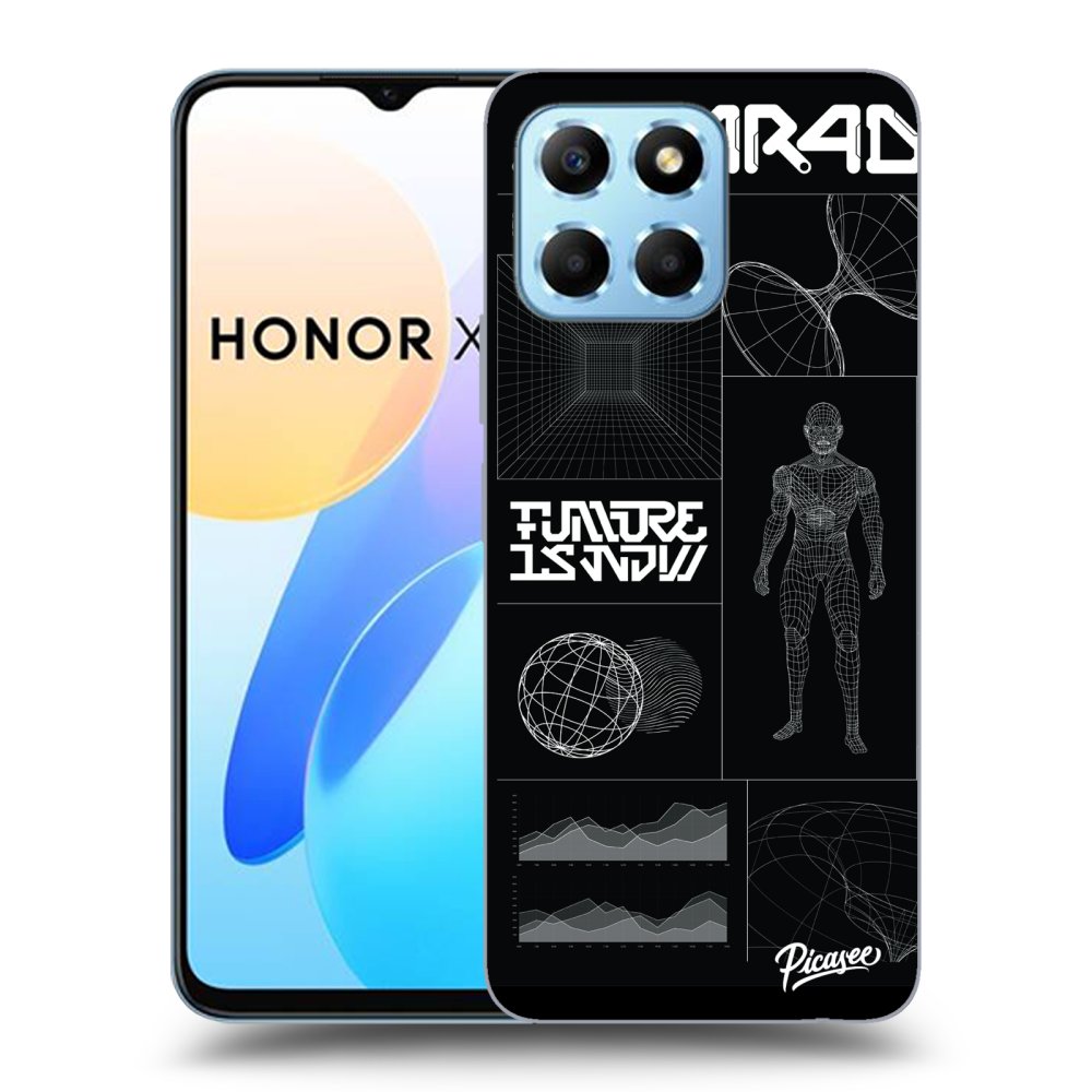 Picasee husă transparentă din silicon pentru Honor X6 - BLACK BODY
