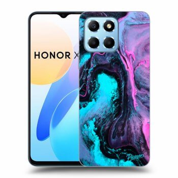 Picasee husă neagră din silicon pentru Honor X6 - Lean 2