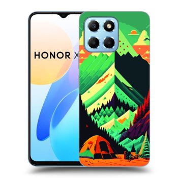 Picasee husă neagră din silicon pentru Honor X6 - Whistler