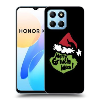 Picasee husă neagră din silicon pentru Honor X6 - Grinch 2
