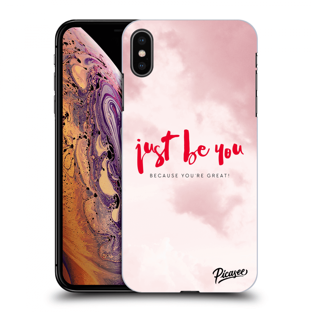 Picasee ULTIMATE CASE pentru Apple iPhone XS Max - Just be you