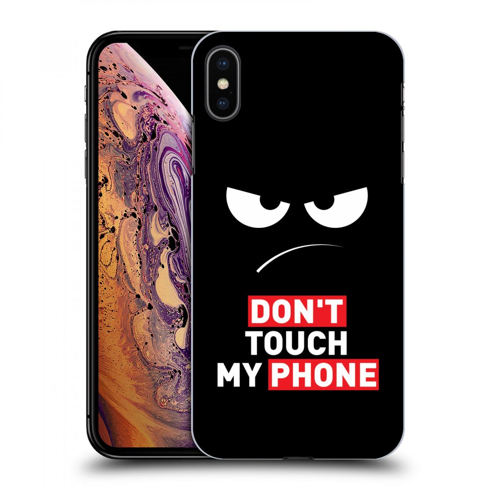 Picasee ULTIMATE CASE pentru Apple iPhone XS Max - Angry Eyes - Transparent