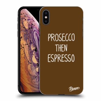 Picasee ULTIMATE CASE pentru Apple iPhone XS Max - Prosecco then espresso