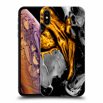 Husă pentru Apple iPhone XS Max - Black Gold