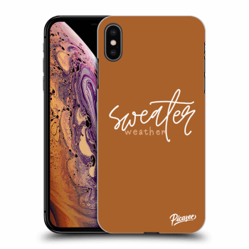 Husă pentru Apple iPhone XS Max - Sweater weather