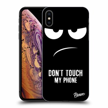Picasee ULTIMATE CASE pentru Apple iPhone XS Max - Don't Touch My Phone