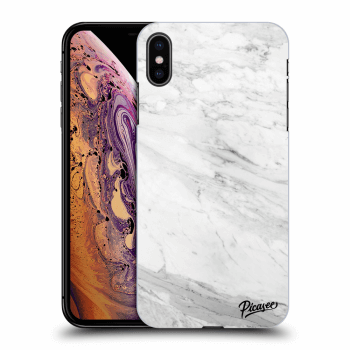 Picasee ULTIMATE CASE pentru Apple iPhone XS Max - White marble