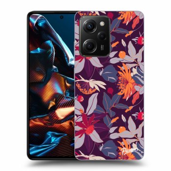 Husă pentru Xiaomi Poco X5 Pro - Purple Leaf