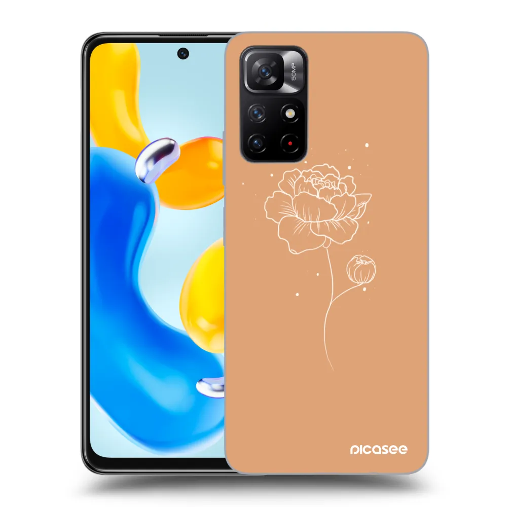 Picasee ULTIMATE CASE pentru Xiaomi Redmi Note 11S 5G - Peonies