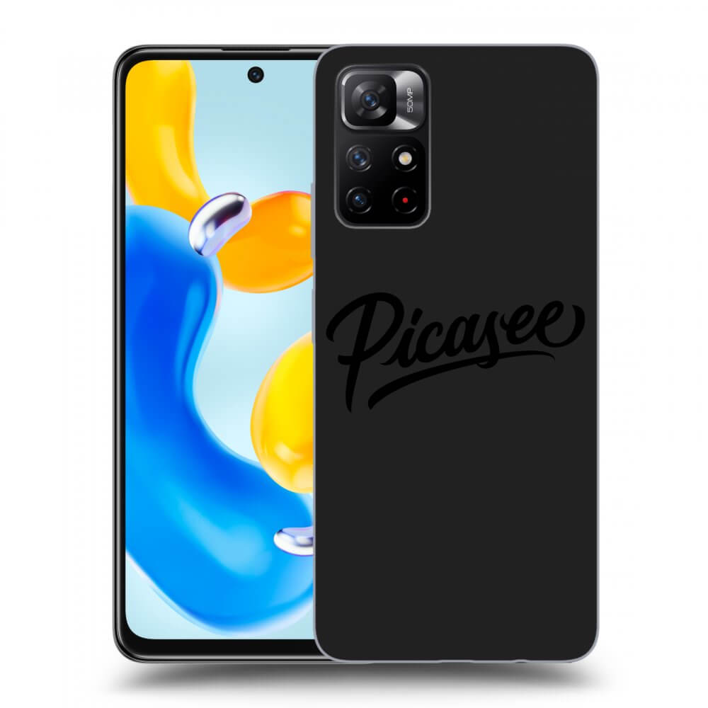 Picasee husă neagră din silicon pentru Xiaomi Redmi Note 11S 5G - Picasee - old logo - black