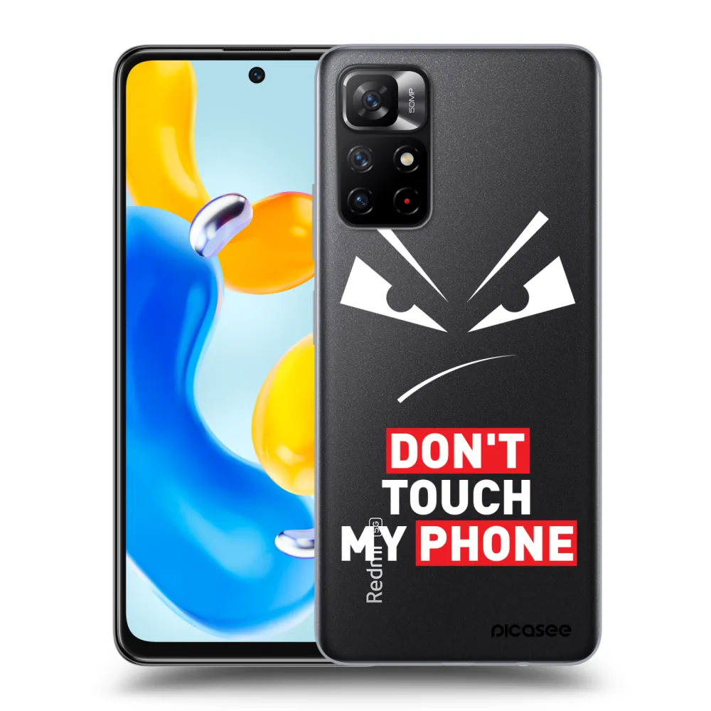 Picasee husă transparentă din silicon pentru Xiaomi Redmi Note 11S 5G - Evil Eye - Transparent
