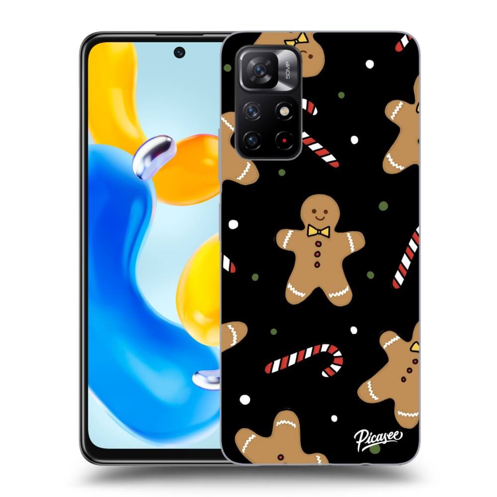 Picasee husă neagră din silicon pentru Xiaomi Redmi Note 11S 5G - Gingerbread
