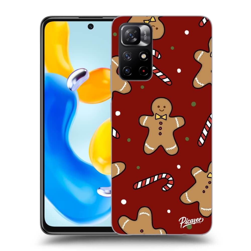 Picasee husă neagră din silicon pentru Xiaomi Redmi Note 11S 5G - Gingerbread 2