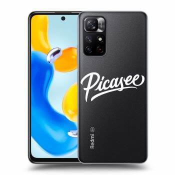 Picasee husă transparentă din silicon pentru Xiaomi Redmi Note 11S 5G - Picasee - old logo - white