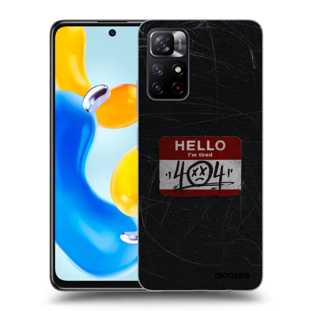 Picasee ULTIMATE CASE pentru Xiaomi Redmi Note 11S 5G - HELLO 404
