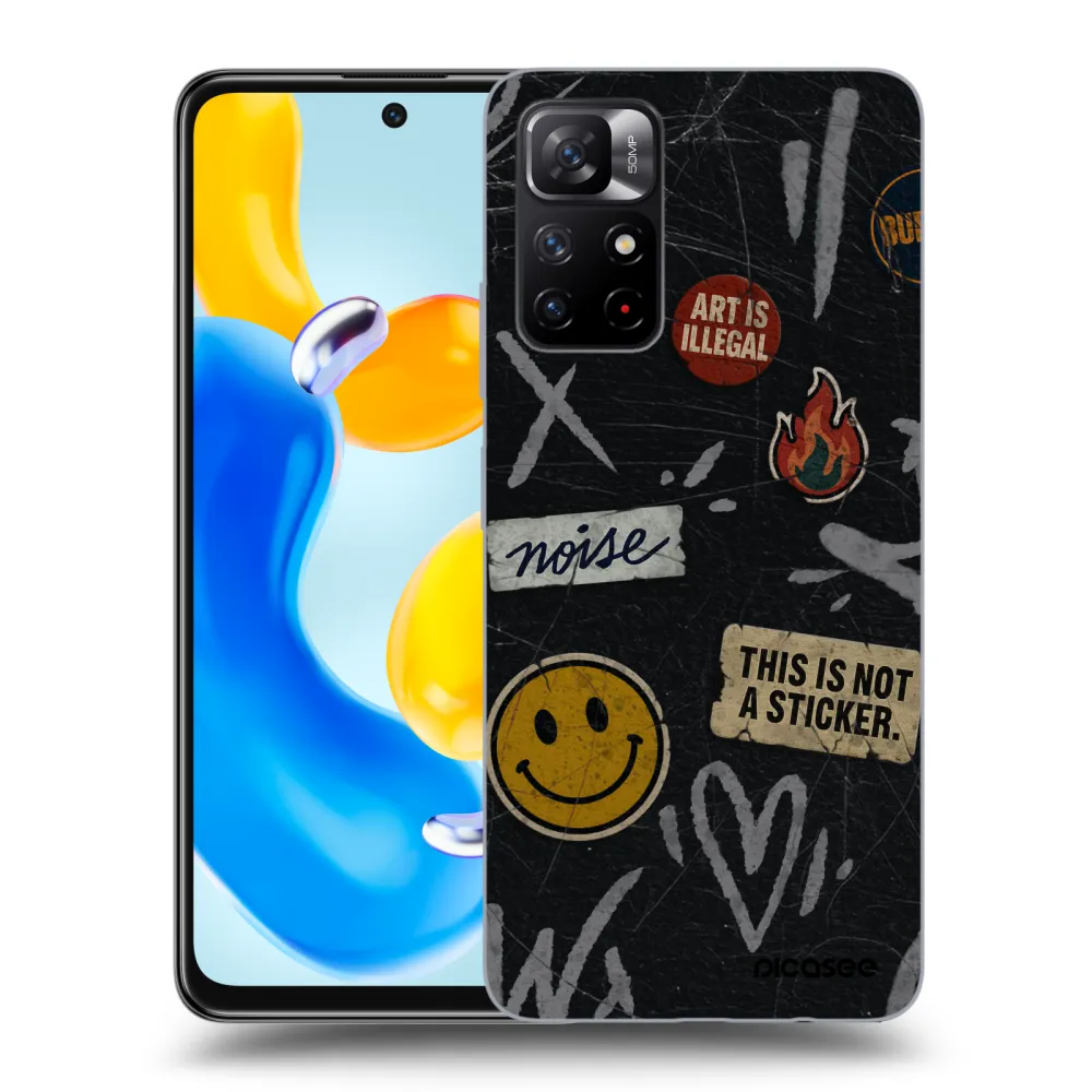 Picasee ULTIMATE CASE pentru Xiaomi Redmi Note 11S 5G - STICKERS x TAGS