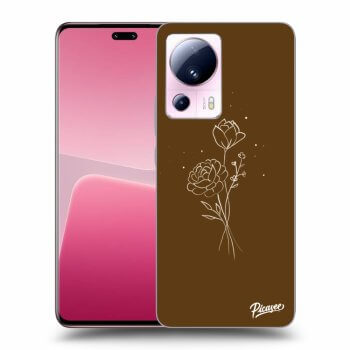 Picasee ULTIMATE CASE pentru Xiaomi 13 Lite - Brown flowers