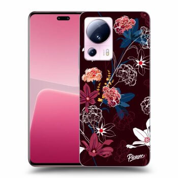 Picasee husă transparentă din silicon pentru Xiaomi 13 Lite - Dark Meadow