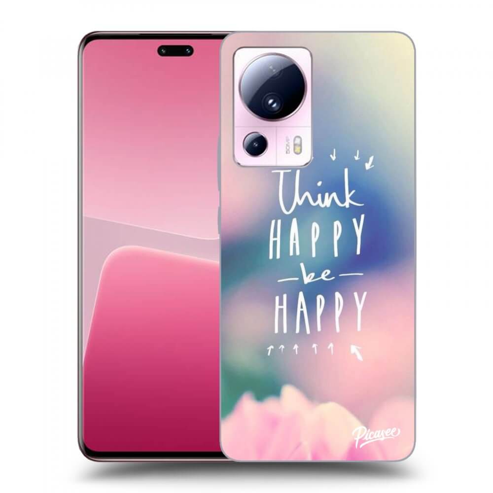 Picasee husă transparentă din silicon pentru Xiaomi 13 Lite - Think happy be happy