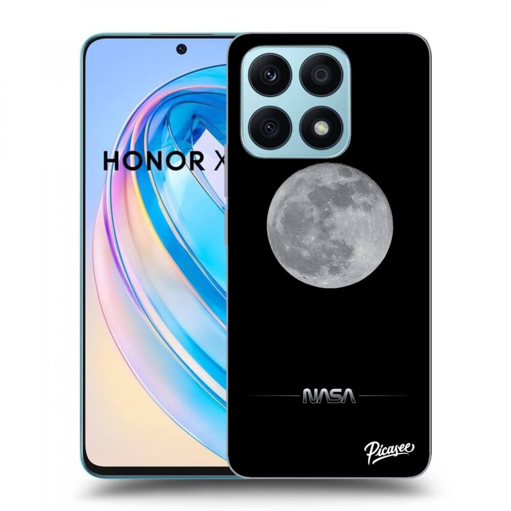 Picasee husă transparentă din silicon pentru Honor X8a - Moon Minimal