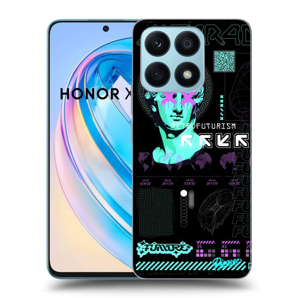 Picasee husă transparentă din silicon pentru Honor X8a - RETRO