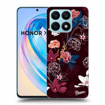 Picasee husă neagră din silicon pentru Honor X8a - Dark Meadow