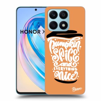 Husă pentru Honor X8a - Pumpkin coffee