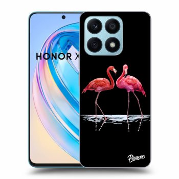 Husă pentru Honor X8a - Flamingos couple