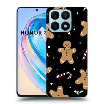 Picasee husă neagră din silicon pentru Honor X8a - Gingerbread