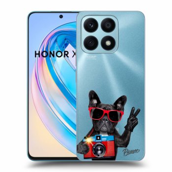 Picasee husă transparentă din silicon pentru Honor X8a - French Bulldog