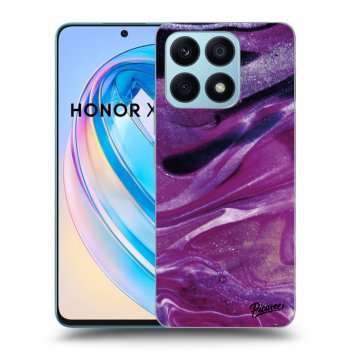 Husă pentru Honor X8a - Purple glitter