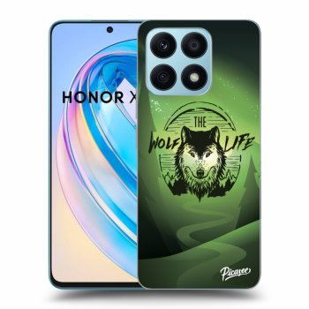 Picasee husă transparentă din silicon pentru Honor X8a - Wolf life