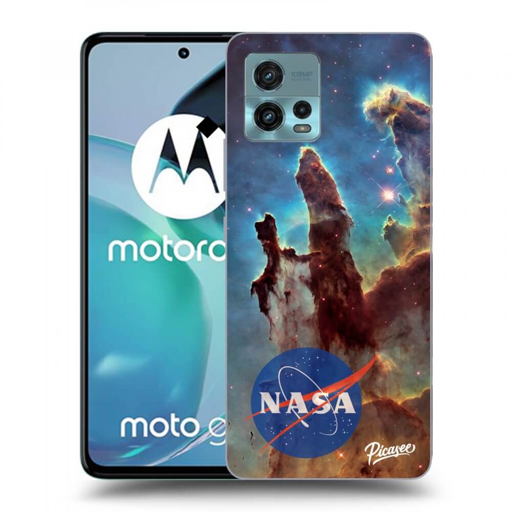 Picasee husă neagră din silicon pentru Motorola Moto G72 - Eagle Nebula