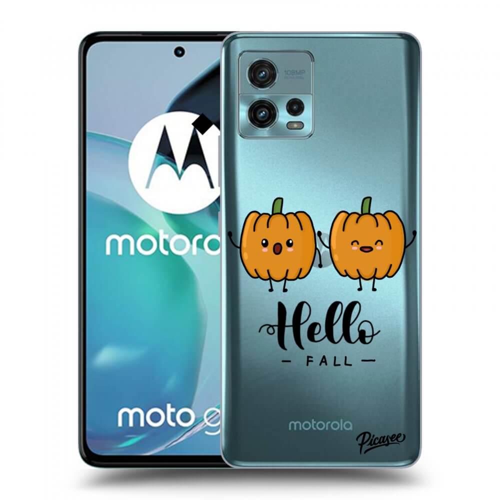 Picasee husă transparentă din silicon pentru Motorola Moto G72 - Hallo Fall