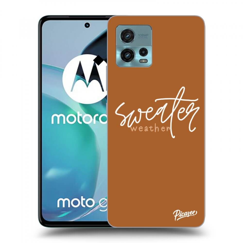 Picasee husă transparentă din silicon pentru Motorola Moto G72 - Sweater weather