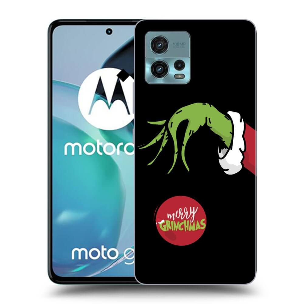 Picasee husă neagră din silicon pentru Motorola Moto G72 - Grinch