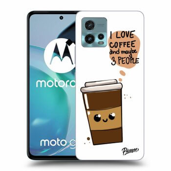 Picasee husă transparentă din silicon pentru Motorola Moto G72 - Cute coffee