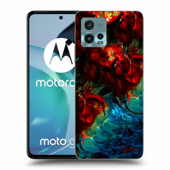 Picasee husă neagră din silicon pentru Motorola Moto G72 - Universe