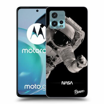 Picasee husă neagră din silicon pentru Motorola Moto G72 - Astronaut Big