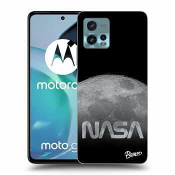 Picasee husă neagră din silicon pentru Motorola Moto G72 - Moon Cut