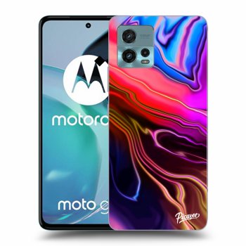 Picasee husă neagră din silicon pentru Motorola Moto G72 - Electric