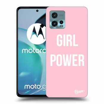 Picasee husă neagră din silicon pentru Motorola Moto G72 - Girl power