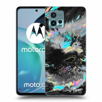 Picasee husă neagră din silicon pentru Motorola Moto G72 - Magnetic