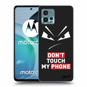 Picasee husă neagră din silicon pentru Motorola Moto G72 - Evil Eye - Transparent