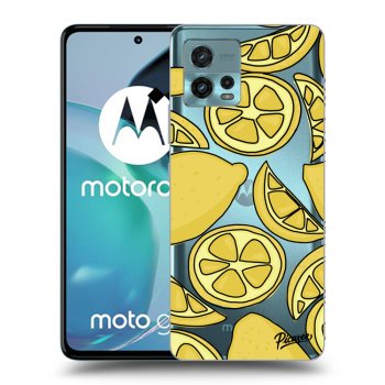 Picasee husă transparentă din silicon pentru Motorola Moto G72 - Lemon